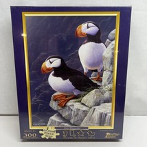 Puffins Cliff Dwellers 300 PC Pastime Jigsaw Puzzle + Whimsy shaped pieces - £7.49 GBP