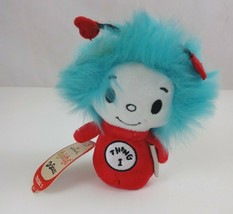 New Hallmark Itty Bittys Dr. Suess Thing 1 4.5&quot; Mini Bean Bag Plush - £8.01 GBP