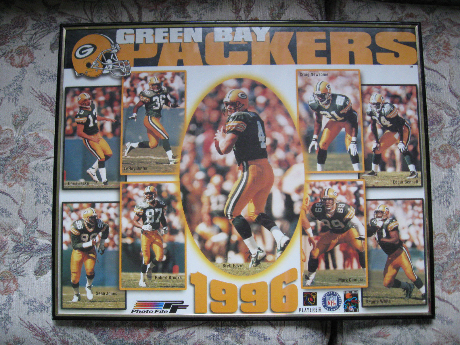 Vintage GREEN BAY PACKERS-NFL WORLD CHAMPIONS-Football Action Photos Collectible - $29.95