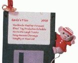 QX6806 Checking Santas Files 1998 Hallmark Keepsake Ornament - £8.22 GBP