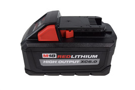 Milwaukee 48-11-1865 M18 Redlithium High Output XC6.0 Battery Single Pack - $145.34