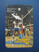 1982 Ucla Women&#39;s Volleyball Pocket Schedule - £3.07 GBP