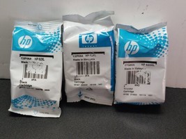 HP-62XL BLACK/62XXL & TRI-COLOR Xl 3YQ41A C2P07A New Sealed Ink Cartridges Lot 3 - $93.49