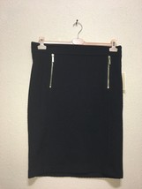 Michael Kors Black Pencil Skirt Stretchy sz M NEW - £35.95 GBP