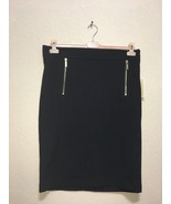 Michael Kors Black Pencil Skirt Stretchy sz M NEW - $838.20 MXN