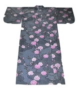 Smithsonian Pink Peonies Yukata Kimono Robe with Belt NEW - $1,124.56 MXN