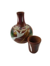 Made in Mexico Authentic Botellones Cantarito Combo Water Carafe w Mug Cup - $34.60