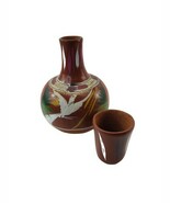 Made in Mexico Authentic Botellones Cantarito Combo Water Carafe w Mug Cup - $34.60