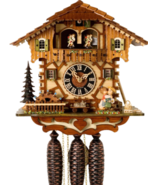 Cuckoo Clock 8-day-movement Chalet-Style 34cm by Hönes - $1,503.11 CAD