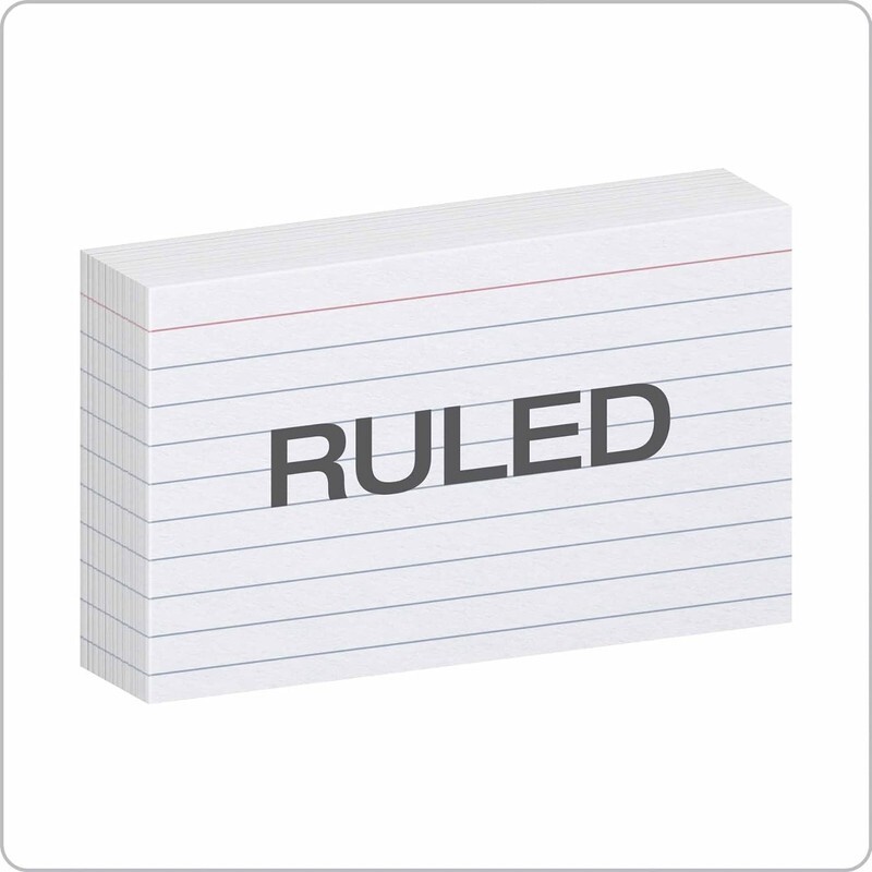 31EE Ruled Index Cards, 3" X 5", White, 1,000 Cards (10 Packs of 100) (31) Item image 2