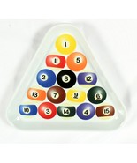 BIA Cordon Bleu Billiard Pool Balls Design Triangle Platter Game Room Ma... - $444.00 MXN