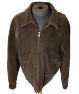 Men&#39;s Corduroy Chore Jacket, zipper Front, Pockets, Size L - $34.65