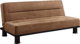 Lexicon Ackart Futon Sofa Sleeper, Brown - £340.31 GBP