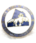 1986 Crystal Cathedral Glory of Easter Pin Religious Drama Choir California - $17.68 CAD