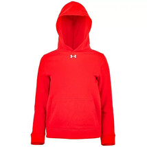 Under Armour Boys Hustle Fleece Hoodie YSmall(6-7)  Bright Red - £25.66 GBP