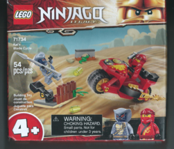  LEGO Ninjago Legacy 71734 Kai's Blade Cycle Building Kit 54 Pcs Playset New - $20.52