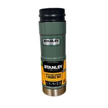 Stanley Classic 16oz One Hand Vacuum Tumbler Hammertone Green Push Butto... - $2,935.05 MXN