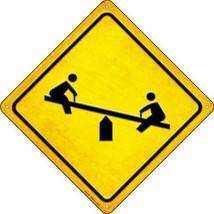 Kids at Play Novelty Metal Crossing Sign - £21.14 GBP
