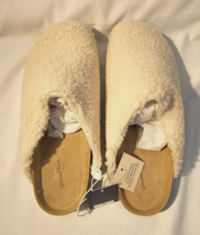 BEV FLATS - Contoured Footbed for added support- CREAM - 8 - Universal Thread - £15.35 GBP