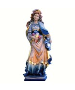 Saint Elisabeth Wooden Statue, Life size Saint Sacred Religious Statues,... - $180.77 CAD