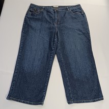 St. John's Bay RN#93677 Women's Blue Cotton Blend Stretch Jeans Sz 18W (38×21) image 10