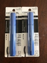 Lot Of 2 COVERGIRL 3 in 1 Professional Mascara #200 VERY BLACK New - $7.69