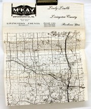 Vintage Map – Livingston County, Michigan  6513 - £2.32 GBP