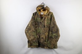 Vintage 90s Streetwear Mens XL Faded Realtree Camouflage Hooded Parka Jacket USA - £89.11 GBP