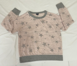 Splendid Women&#39;s Pink Top Long Sleeve Size M - e270 - $102.09 MXN