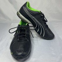 Mens Puma~Black/Green Sneakers~Size 11~Pre-owned - $38.67