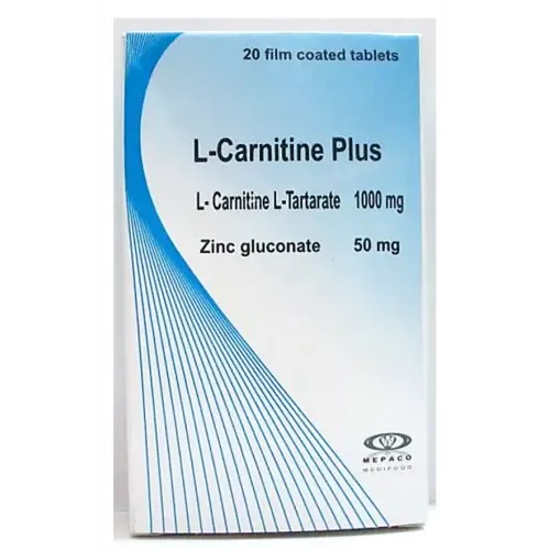 L-Carnitine Plus 1000mg + Zinc 50mg | 20 Tablets | Free Shipping USA - $56.00