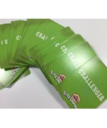 Cranium Super Showdown Game 100 Green Challenger Play Cards Replacement ... - $7.12