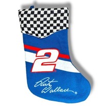 Vintage Rusty Wallace Nascar Racing #2 Christmas Stocking NEW NWOT  - £14.20 GBP