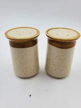 Mikasa Stone Manor Stoneware F5800 Salt and Pepper Shaker Set Vtg Made i... - $19.75