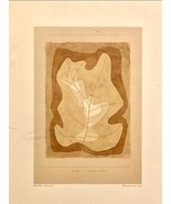1929 Paul Klee Illuminated Leaf Vintage Print Signed Inscribed and Dated - $800,000.00