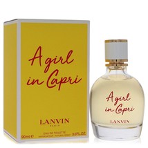 A Girl in Capri by Lanvin Eau De Toilette Spray 3 oz for Women - £31.65 GBP