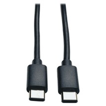 Tripp Lite - TRPU040006C - USB 2.0 Gold Cable, USB Type-C Male, 6 ft. - Black - £12.54 GBP