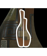 Gom Viet Fine Art Pottery Tall Bookends Viet Nam Modern Asian - $40.26 CAD