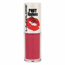 L.A. Colors Pout Super Shine Lip Gloss - Long Wearing - Pink Shade *FRENCH KISS* - £1.56 GBP