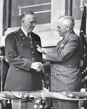 George C. Marshall Recieving Distinguished Service Medal 8X10 Photograph Reprint - £6.65 GBP
