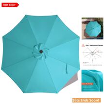 Chic 9ft Outdoor Water-Resistant Umbrella Canopy - Fits 8 Ribs for Patio... - $54.40