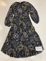 Ashley Brooke @ Kaleidoscope Midi Kleid IN Schwarz Paisleymuster (bp557) - £16.21 GBP