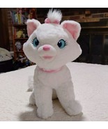 DISNEY PARKS Aristocats Marie 14&quot; Plush Toy Cat White Pink Bow Turkish A... - $21.77