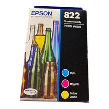 Epson 822 Cyan Magenta Yellow T822520-S 3-pack Standard Capacity Multi Ink - $26.70