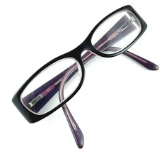 Guess Womens Black Purple Rectangular Eyeglasses FRAMES ONLY - GU 9027 46-15-125 - £14.80 GBP