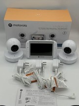 Motorola VM36XL-2 5&quot; Portable Baby Monitor with 2 Cameras - Fast Free Sh... - $84.14