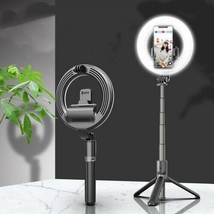 L07 Bluetooth Selfie Stick 5 Inch Ring Fill Light for Smartphone Vlogs - £30.21 GBP