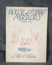 House of Funny Mirrors- Piano Solo by  John W. Schaum 1946 Sheet Music - £1.97 GBP