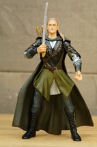 LOTR Legolas Action Figure Lord of the Rings 6.5&quot; Dagger Throwing Toybiz... - $20.84 CAD