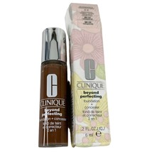 Clinique Beyond Perfecting Foundation + Concealer .2 oz Mahogany New - £11.72 GBP